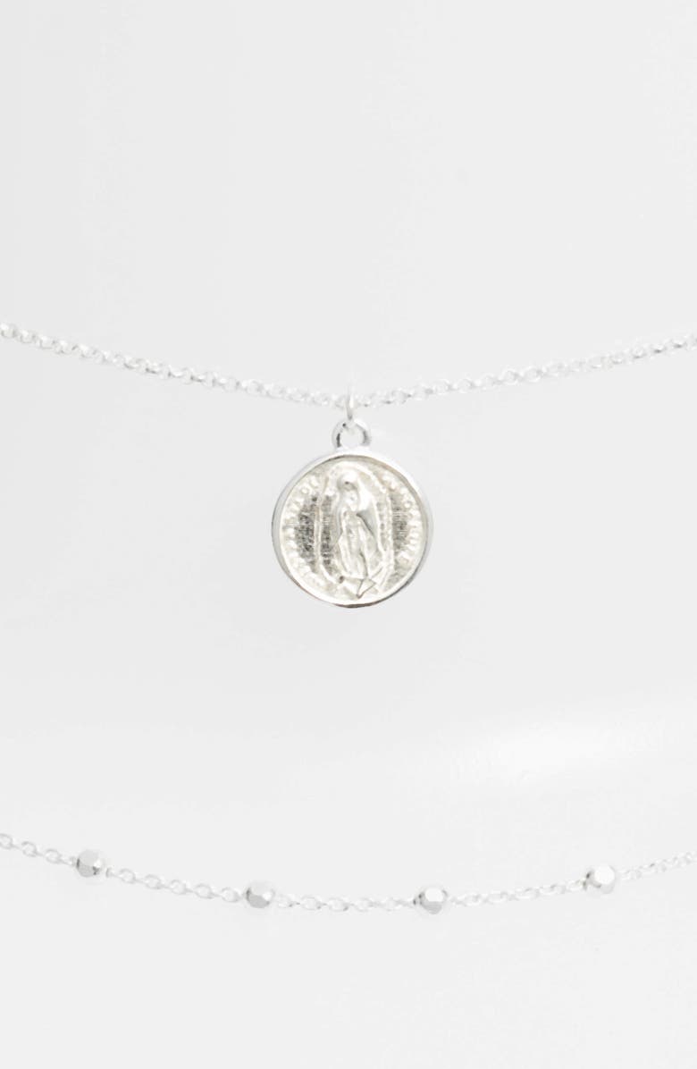 Argento Vivo Sterling Silver Argento Vivo Guadalupe Multistrand Necklace, Main, color, 