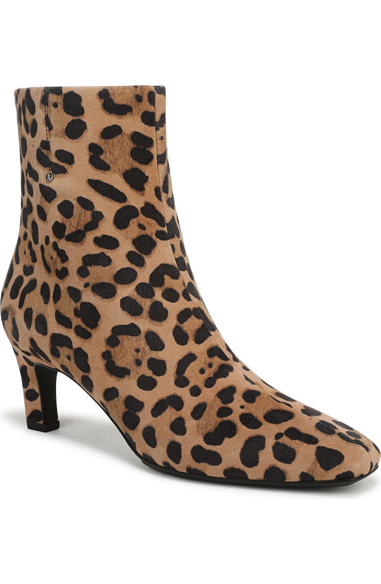 Franco Sarto Tavisha Square Toe Bootie, Main, color, Camel Tan