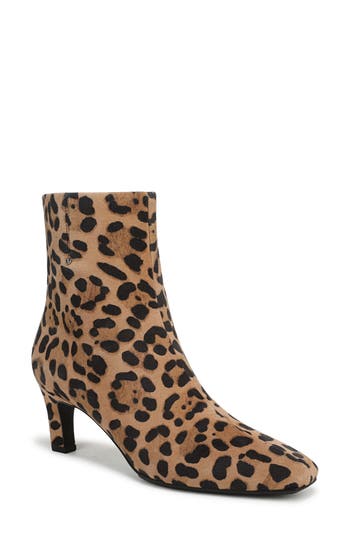 Franco Sarto Tavisha Square Toe Bootie In Brown
