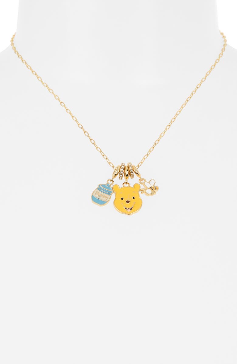 BaubleBar x Disney<sup>®</sup> Winnie the Pooh Spring Charm Necklace, Alternate, color,