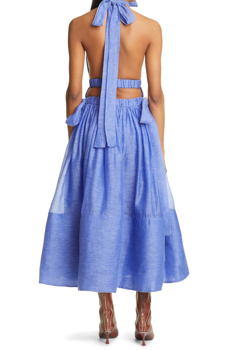 Zimmermann Luminous Halter Gown, Alternate, color, 