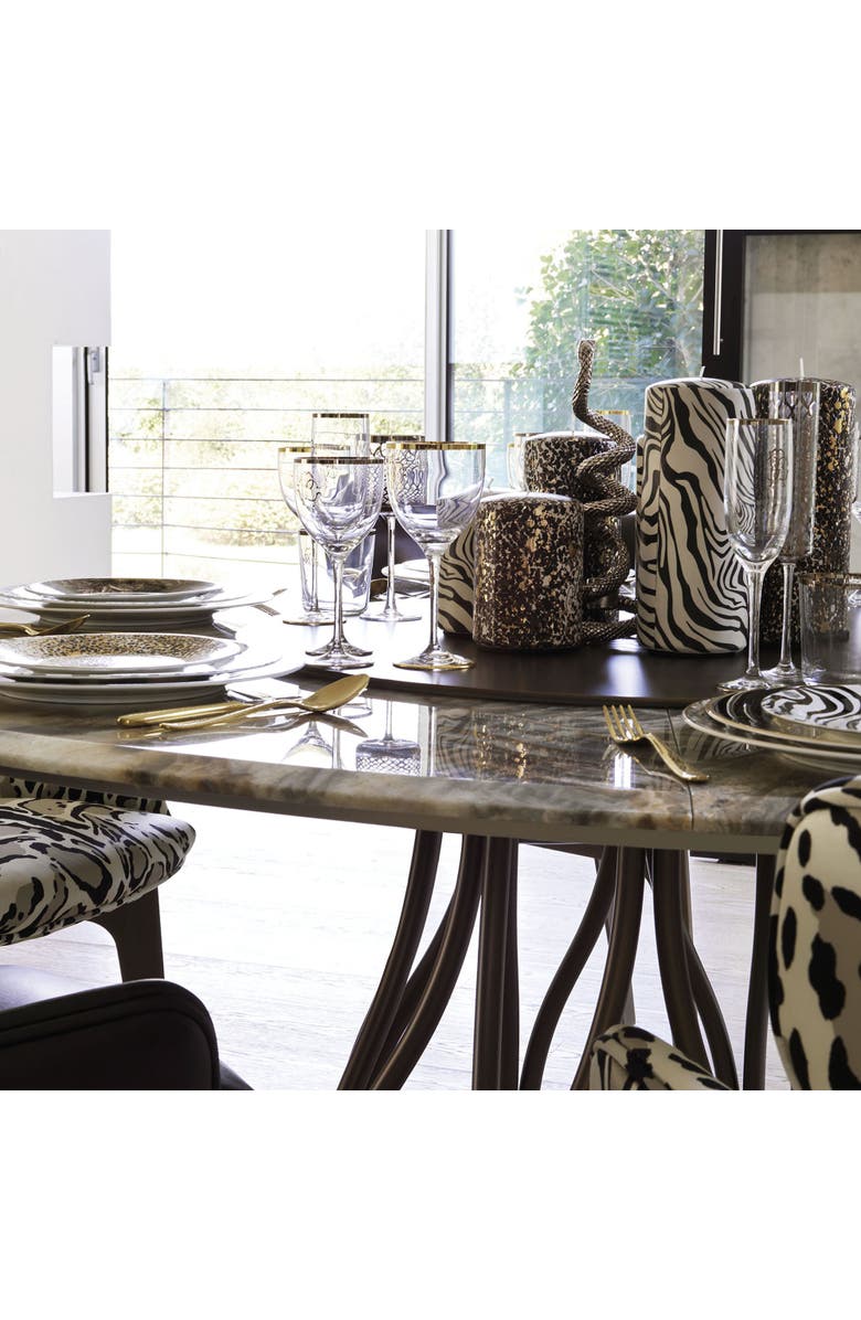 CAVALLI Coffee Cup & Saucer with Luxury Box, Alternate, color, Zebra