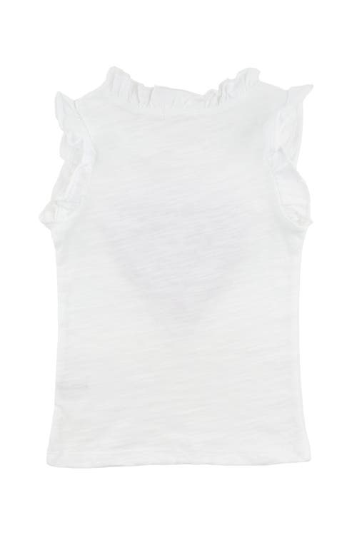 OH BABY OH BABY! RUFFLE HEART BRIGHT PINK SPARKLE REBEKAH RUFFLE TANK