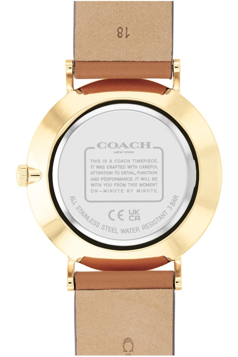 Perry Leather Strap Watch, 36mm, Alternate, color, MULTICOLORED