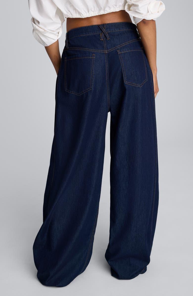 Kenneth Cole High Waist Wide Leg Jeans, Alternate, color,