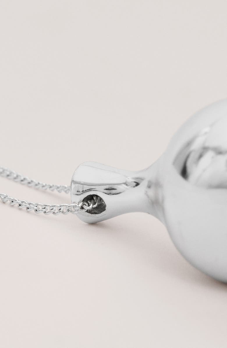 MANGO Sphere Pendant Necklace, Alternate, color, Silver