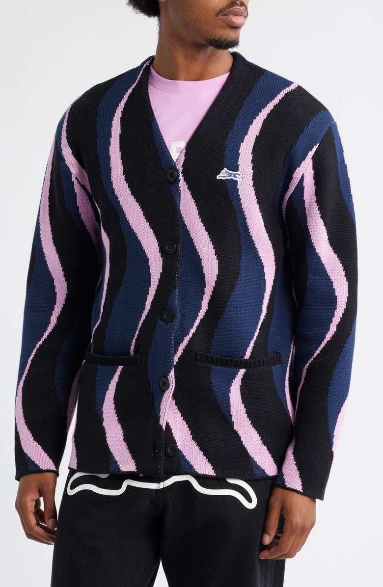 ICECREAM Vert Cotton Cardigan, Alternate, color, Sargasso S