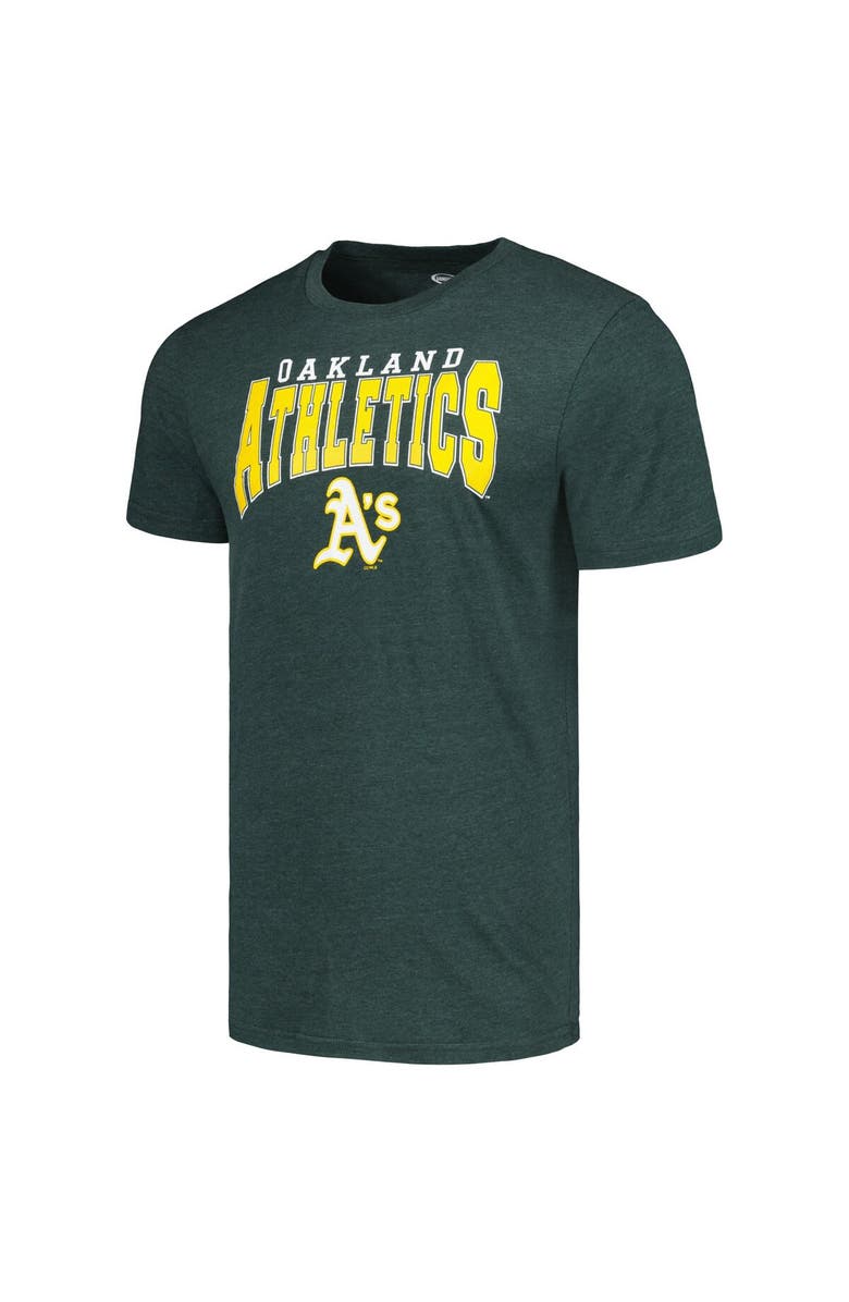 CONCEPTS SPORT Men's Concepts Sport Charcoal/Green Oakland Athletics Meter T-Shirt & Pants Sleep Set, Alternate, color, Charcoal
