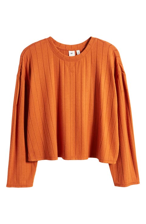 Cozy Rib Oversize Pajama Top