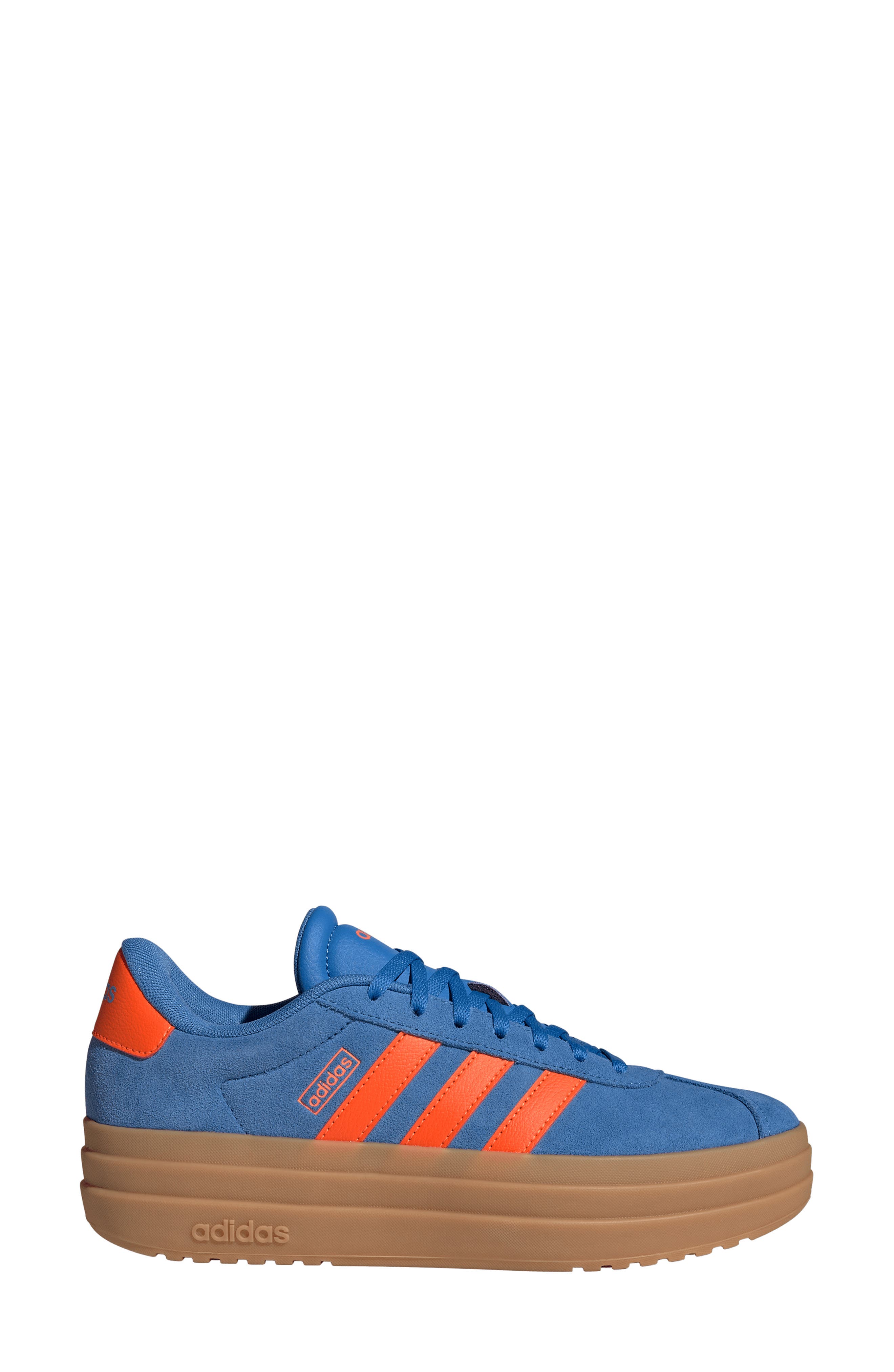 VL Court Bold Sneaker, Alternate, color, RAY BLUE/ IMPACT ORANGE/ GUM