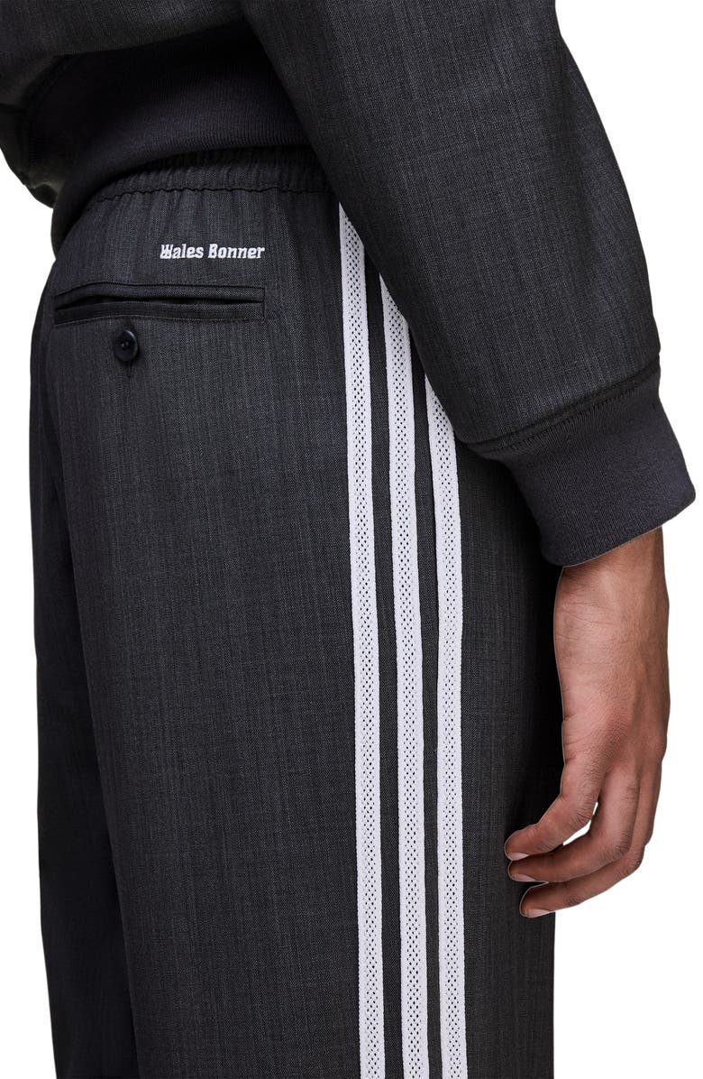 adidas x Wales Bonner Wool Blend Twill Pants, Alternate, color, Dark Grey Heather