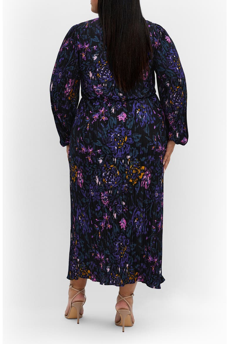 Kaya Floral Long Sleeve Maxi Dress, Alternate, color, ETCHED FLORAL