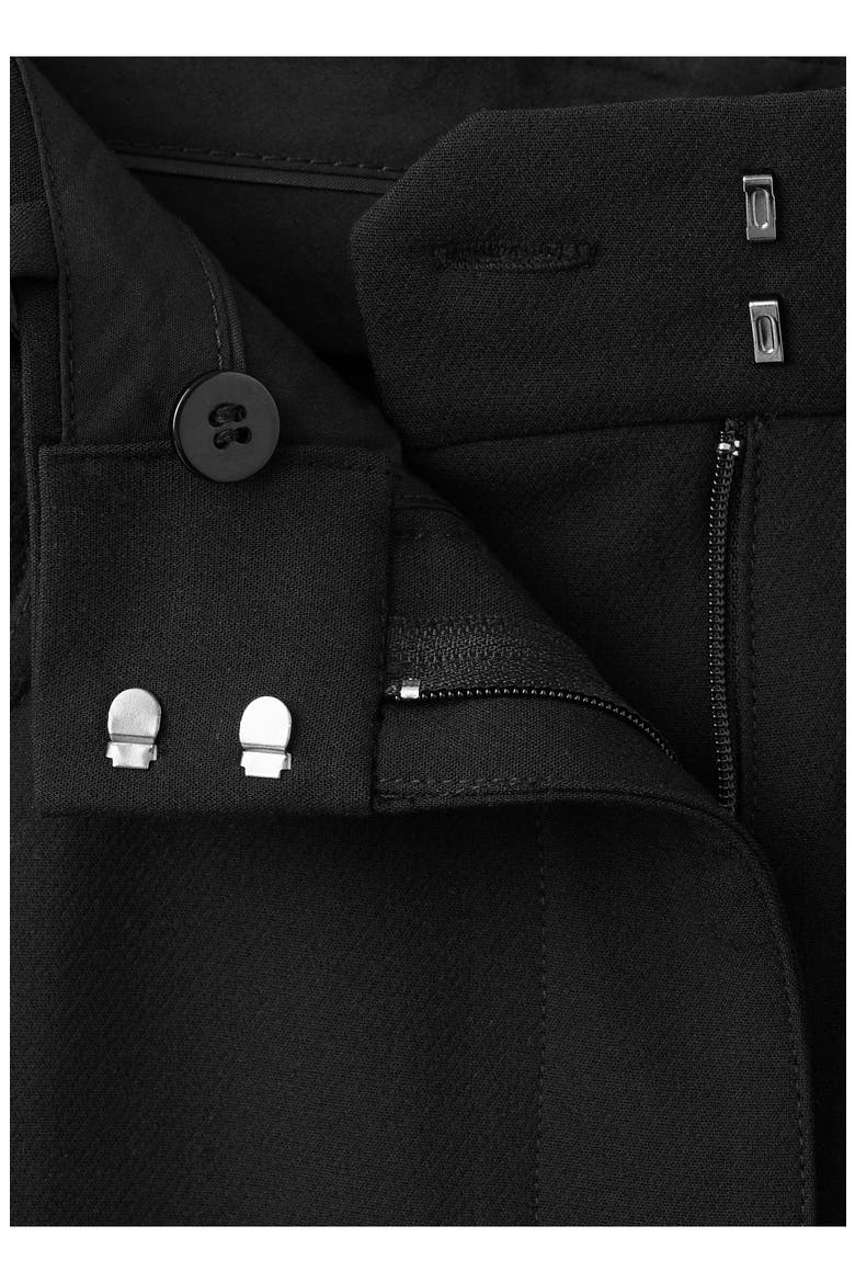 Crop Straight Leg Pants, Alternate, color, BLACK