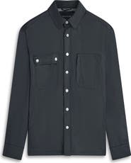 Bugatchi Water Resistant Nylon Shirt Jacket
