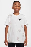 Nike Kids' Sportswear Club Cotton Graphic T-Shirt