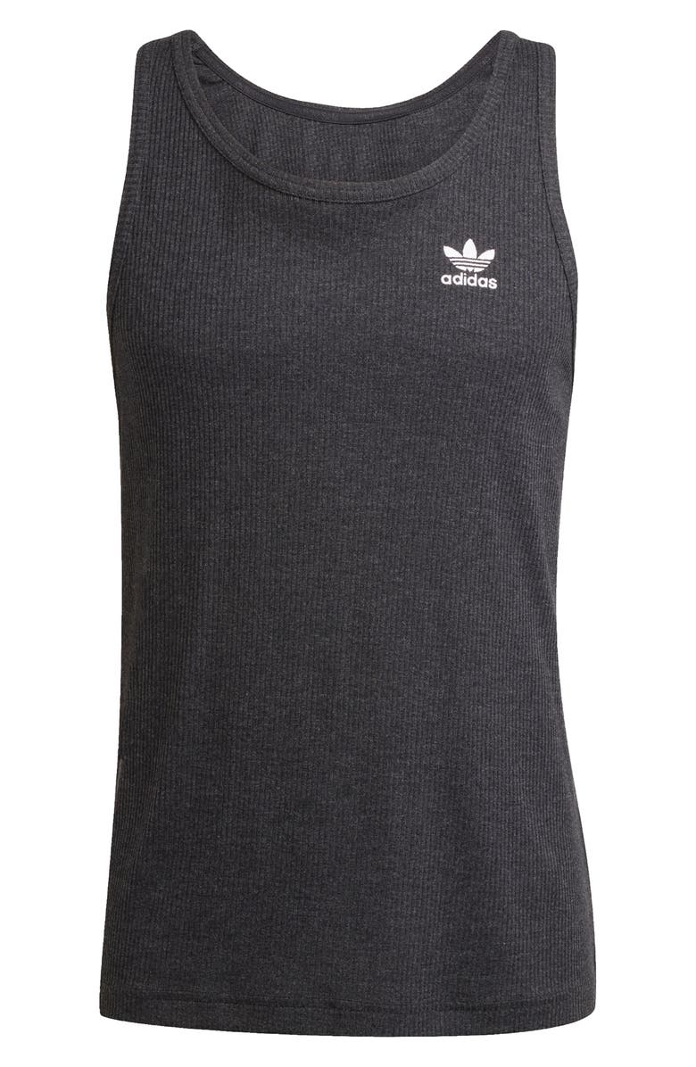 adidas Originals Trefoil Essentials Rib Tank, Alternate, color, 