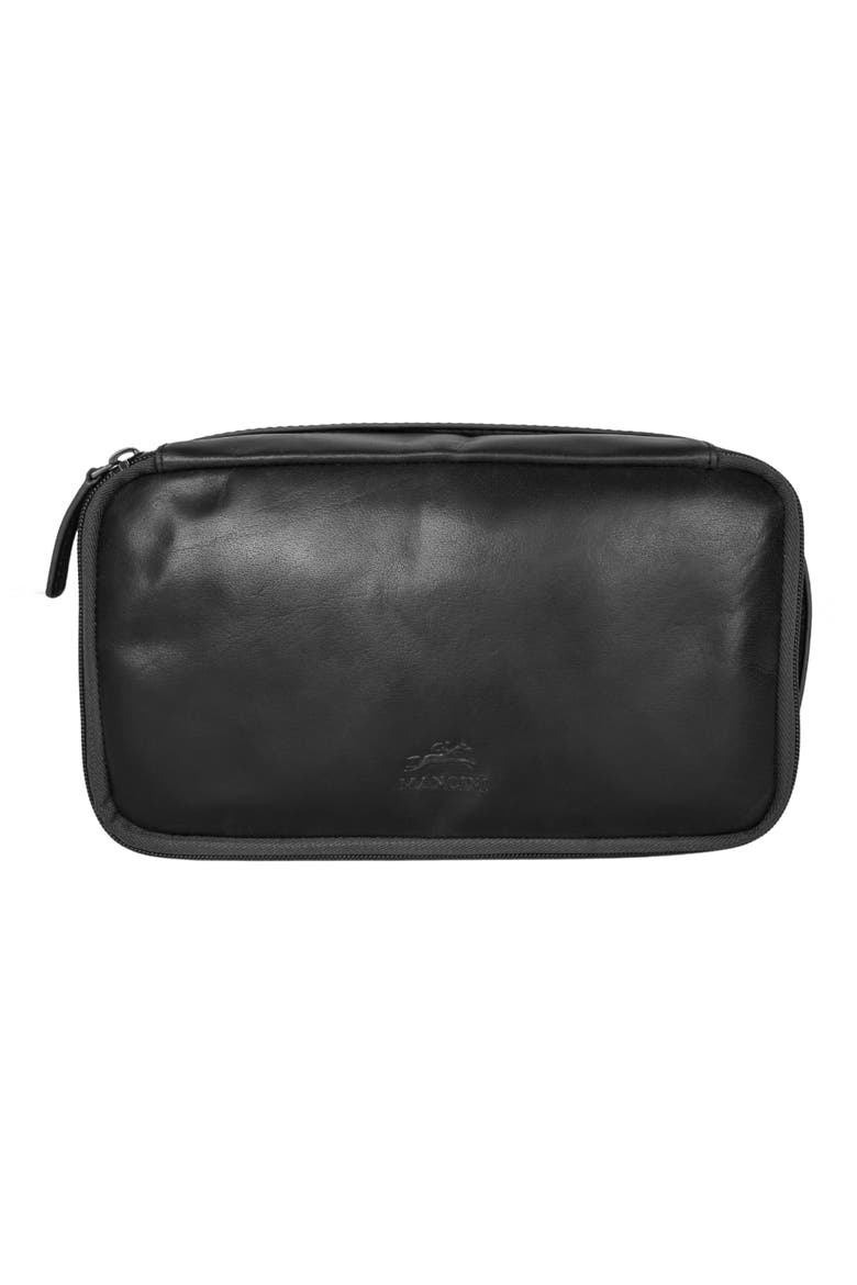 Buffalo Collection Classic Toiletry Kit, Main, color, BLACK