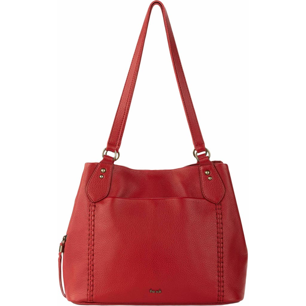 The Sak Melrose Satchel Bag In Red