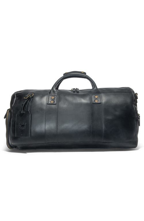 Will Leather Goods Atticus Duffle Bag In Black
