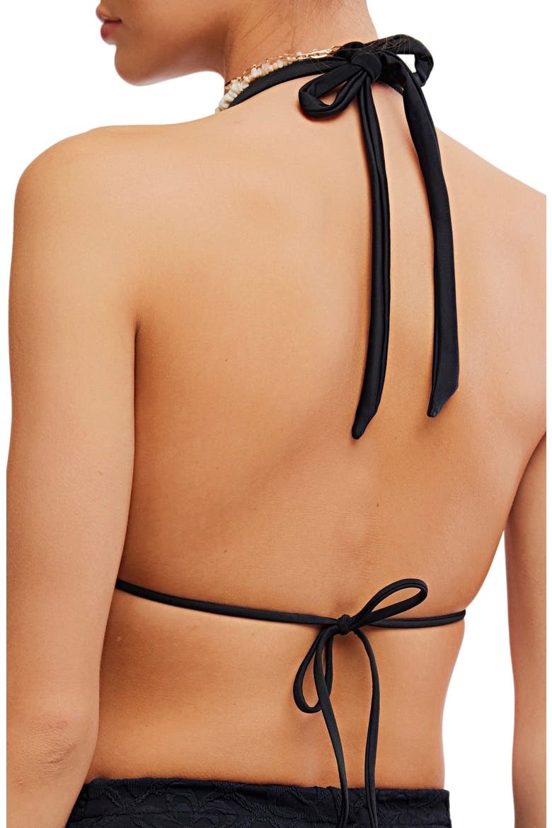 Ginny Ruched Jacquard Bikini Bottoms, Alternate, color, BLACK