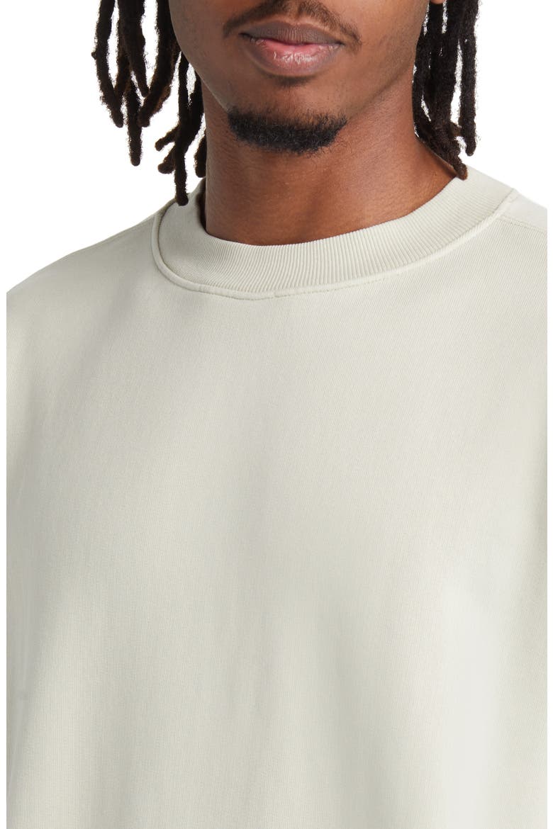 Core Oversize Crewneck Sweatshirt, Alternate, color, VINTAGE CHALK