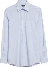 Dolce&Gabbana Martini Fit Stripe Cotton Poplin Button-Up Shirt