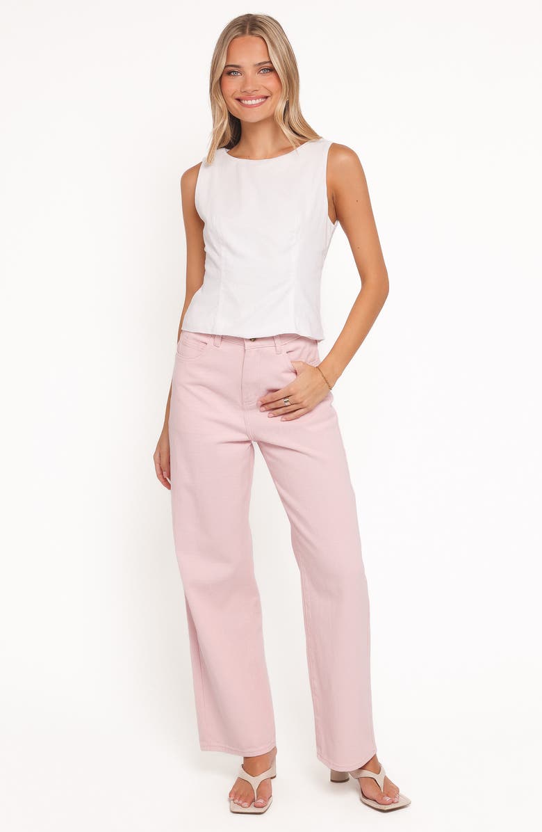 Petal & Pup Ailis High Waist Wide Leg Jeans, Alternate, color, 