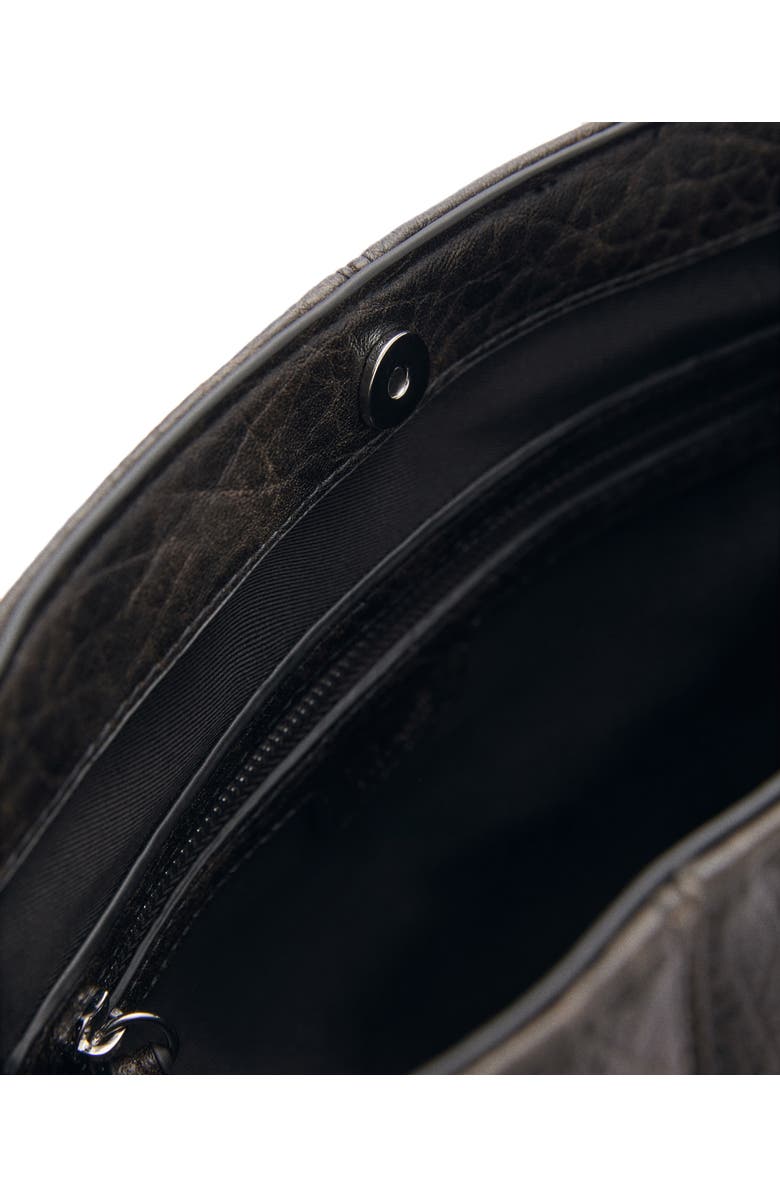 MANGO Faux Leather Bucket Bag, Alternate, color,