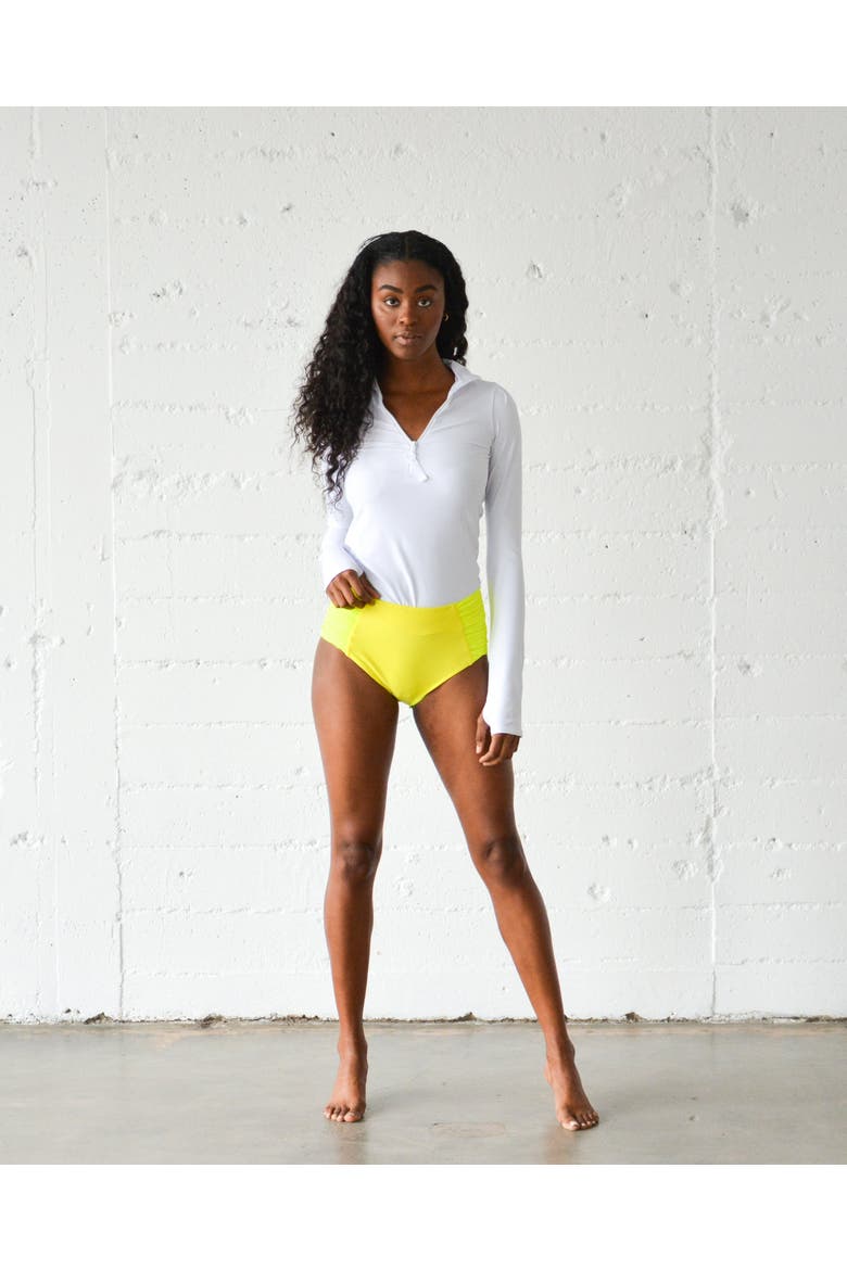 Women's Swim Bottom - UPF 50+, Alternate, color, Bright Yellow