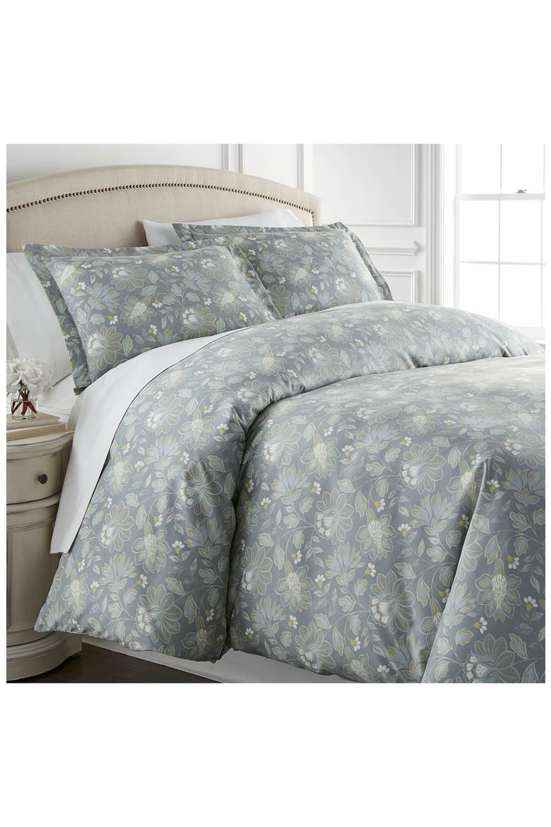 Infinite Blossom Duvet Cover Set, Main, color, BLUE