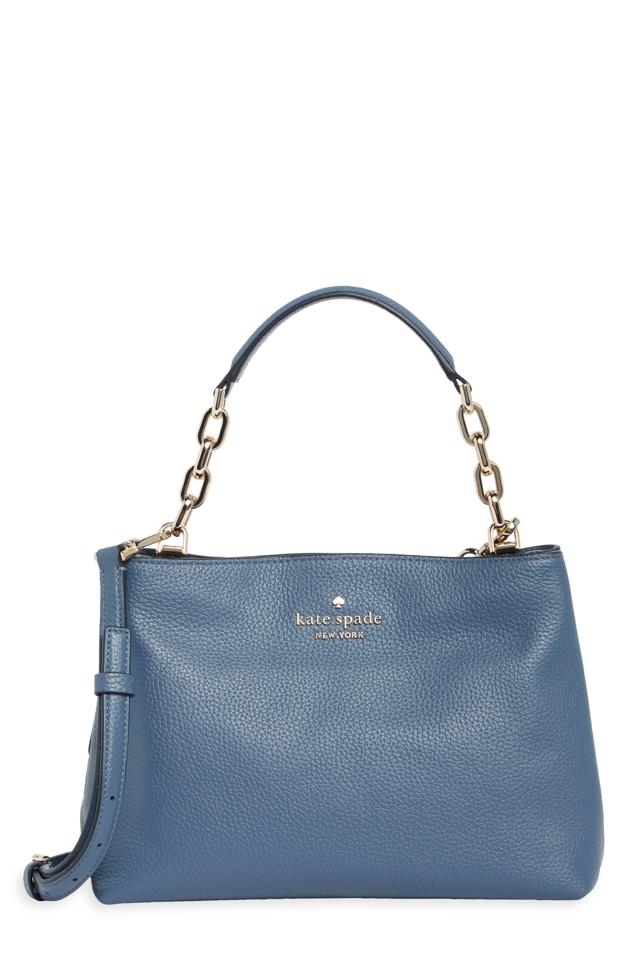 aubrey convertible top-handle bag, Main, color, BLUESTONE
