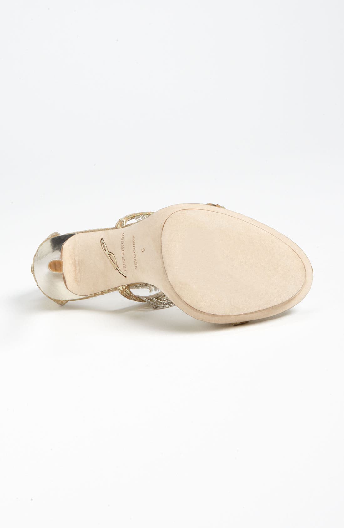 'Cassiane' High Sandal, Alternate, color, GOLD