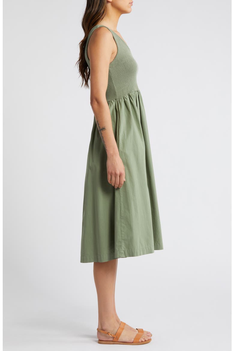 Connie One-Shoulder Fit & Flare Dress, Alternate, color, SEA SPRAY