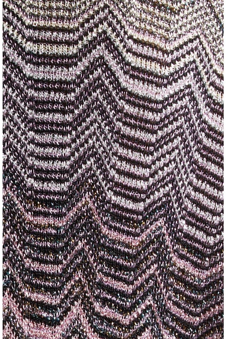 Metallic Stripe Knit Cape, Alternate, color, GREY MULTI VAR 0001