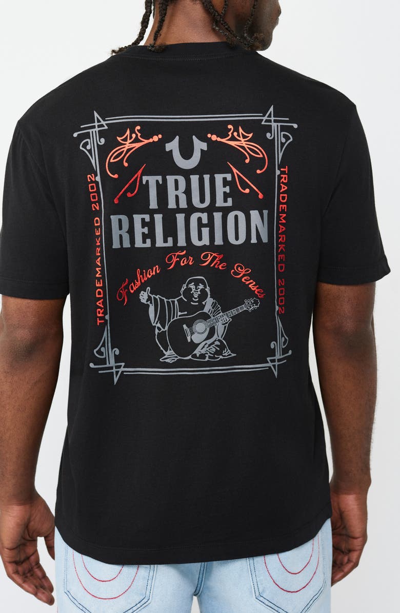 True Religion Logo Cotton T-Shirt, Alternate, color, 