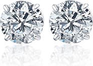 Bliss Diamond Certified 2Ct TW Diamond Studs 14k Gold Lab Grown