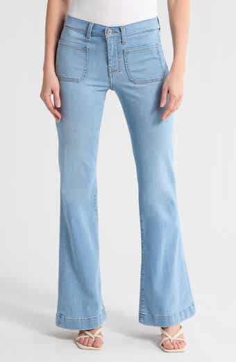 7 For All Mankind Dojo Tailorless Wide Leg Flare Jeans