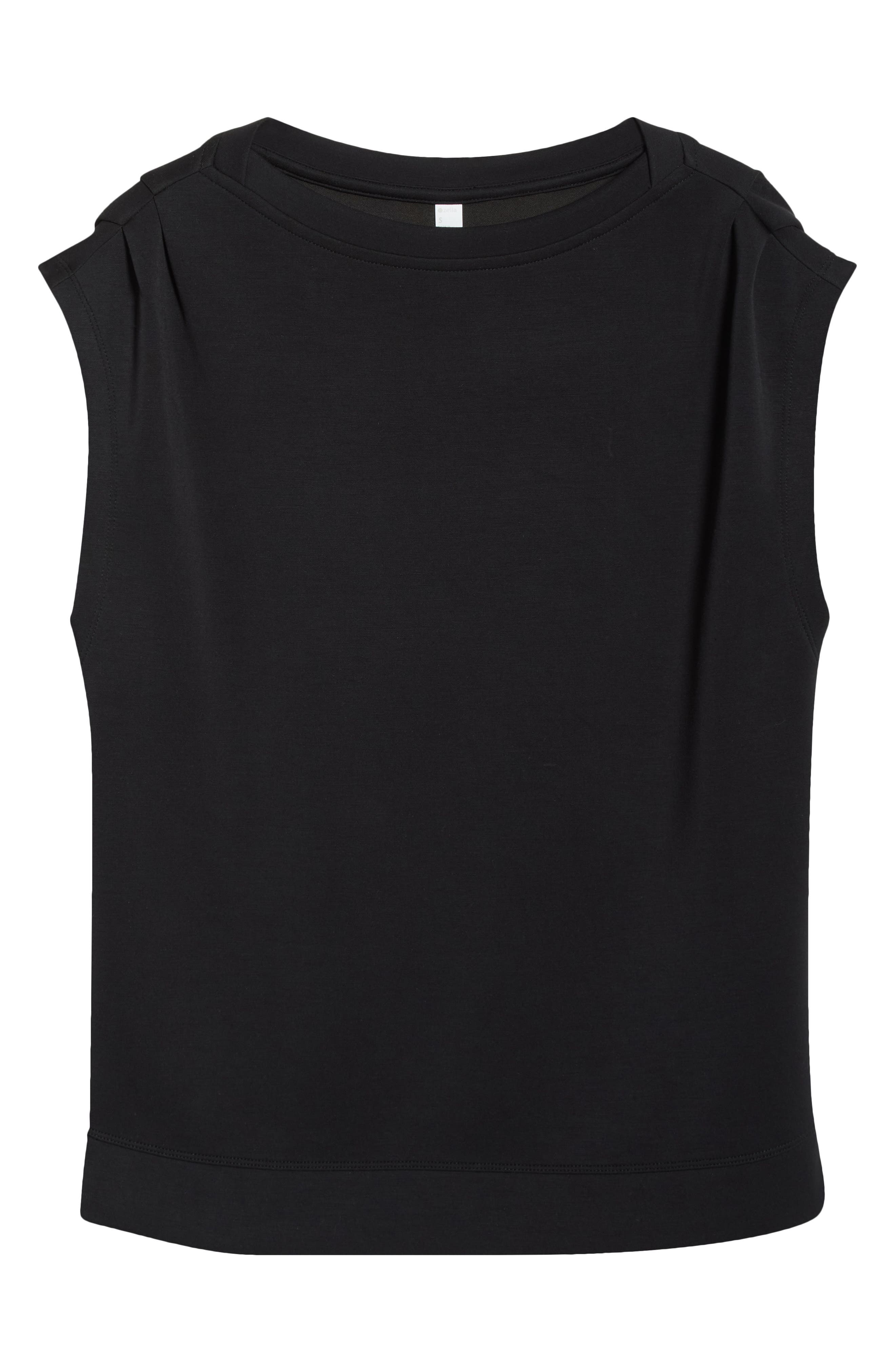 Женские Zella Soft Luxe Knit Gathered Shoulder Top — фото 6