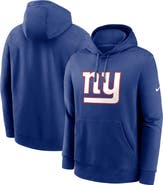 Nike Men's Nike Royal New York Giants Club Logo Pullover Hoodie