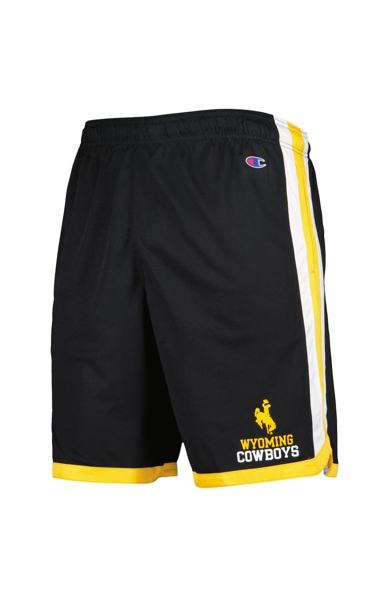 Champion Men's Champion Black Wyoming Cowboys Basketball Shorts, Alternate, color, Black