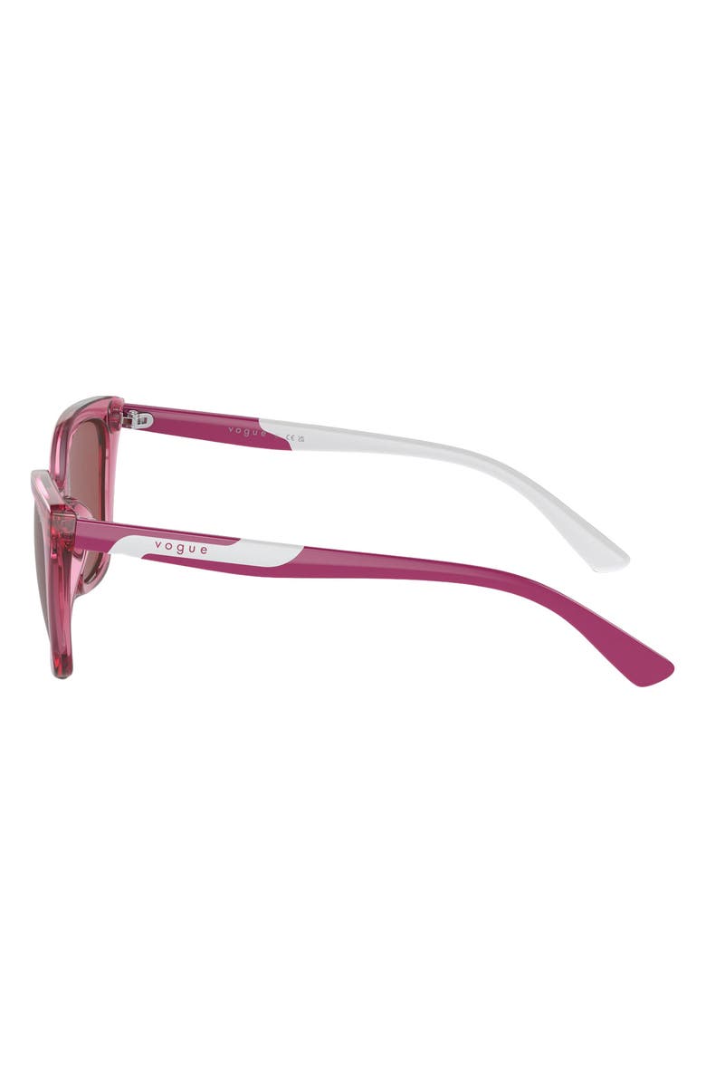 VOGUE Kids' 48mm Cat Eye Sunglasses, Alternate, color, Dark Violet