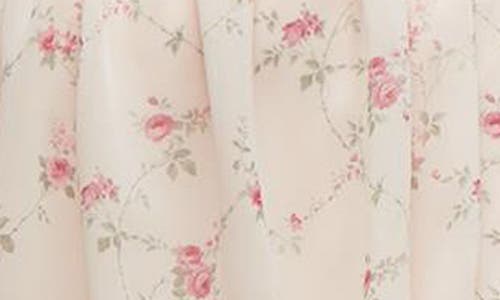 Dessy Collection Bustier Evening Gown In Coquette Floral Print