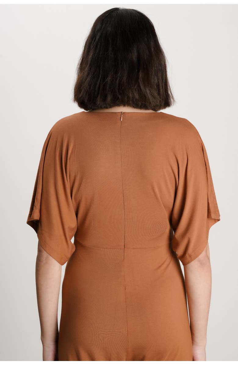 Nom Maternity Filipa Maternity & Nursing Jumpsuit, Alternate, color, Caramel