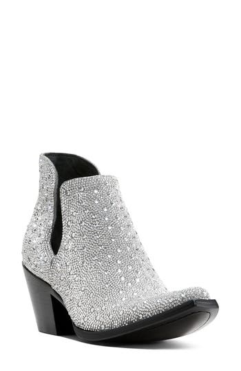 Ariat Dixon Glitz Western Boot In Silver