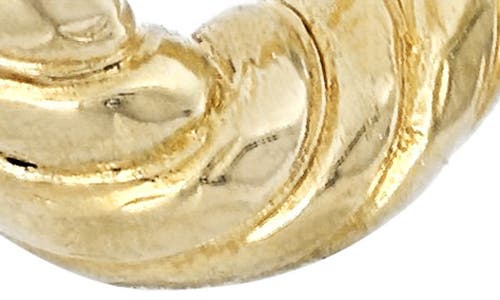 Bony Levy 14k Gold Twisted Oval Gold Hoop Earrings In 14k Yellow Gold