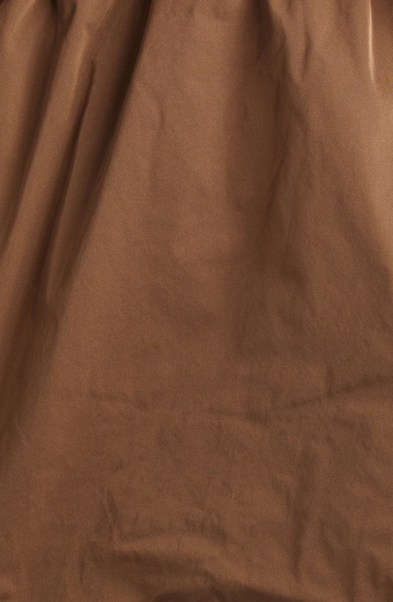 Max Mara Charme Water Repellent Hooded Jacket, Alternate, color, Honey