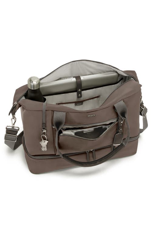Tumi Voyageur Contine Nylon Weekend Bag In Brown