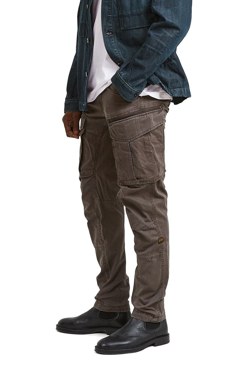 G-STAR Rovic 3D Regular Fit Tapered Cargo Pants, Alternate, color, Java/ Elephant Skin