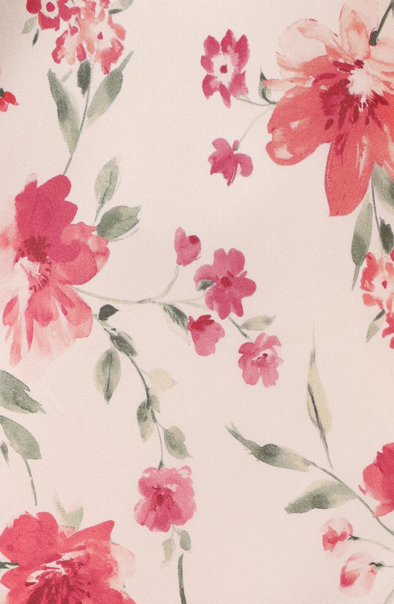 Petal & Pup Bennett Floral Satin Slipdress, Alternate, color, Cameo Floral