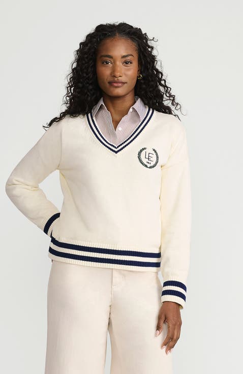 Cotton Drifter Shaker V-neck Sweater